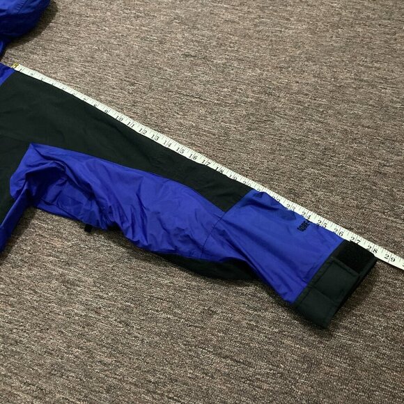 VTG 90s The North Face Jacket Men's Small Blue Black Gore-Tex Mountain Guide - Picture 11 of 14